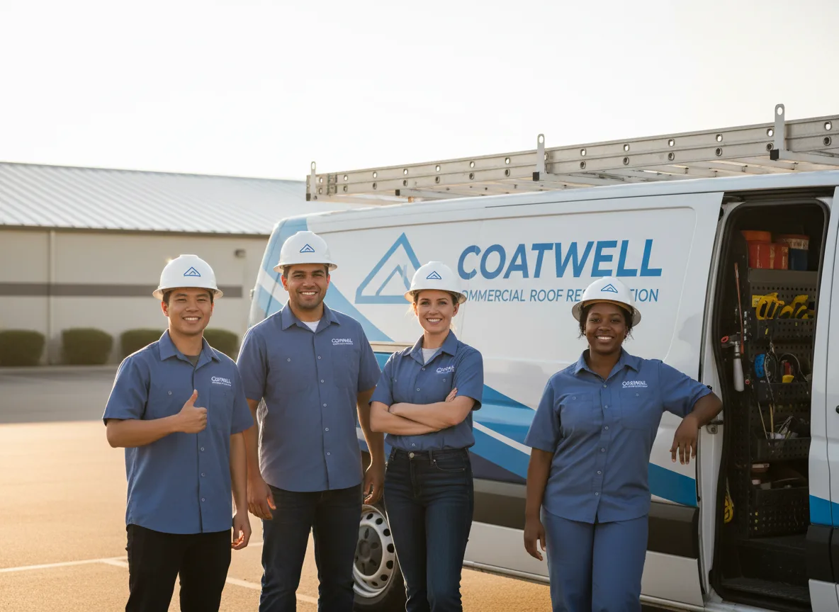 Commercial roof coating company in Kellyville, OK